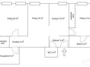 Prodej bytu 3+1, Praha - Strašnice, Věšínova, 99 m2