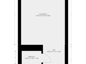 Pronájem bytu 1+kk, Praha - Střížkov, Děčínská, 24 m2