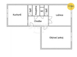Prodej bytu 2+1, České Budějovice, Plzeňská, 54 m2