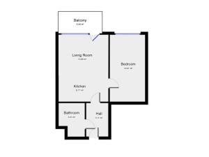 Pronájem bytu 2+kk, Praha - Stodůlky, Holýšovská, 47 m2