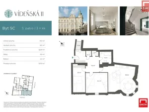 Prodej bytu 3+kk, Olomouc, Vídeňská, 127 m2