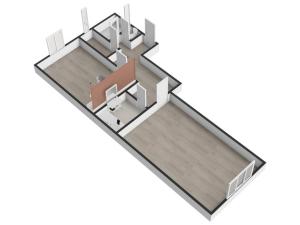 Pronájem bytu 1+1, Praha - Kobylisy, Čimická, 60 m2