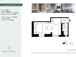 Prodej bytu 1+kk, Praha - Liboc, Jenečská, 26 m2