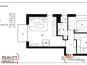 Pronájem bytu 3+kk, Hořovice, Kopřivová, 72 m2