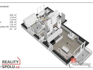 Pronájem bytu 3+kk, Hořovice, Kopřivová, 72 m2