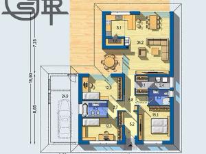 Prodej rodinného domu, Uhersko, 115 m2