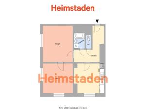 Pronájem bytu 2+1, Ostrava - Poruba, Budovatelská, 58 m2