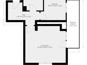 Pronájem bytu 2+kk, Praha - Kyje, Farkašova, 43 m2