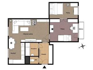 Prodej bytu 3+1, Chomutov, Čechova, 60 m2