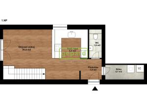 Prodej rodinného domu, Polerady, 81 m2
