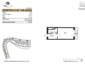 Prodej bytu 1+kk, Brno, Bystrcká, 30 m2