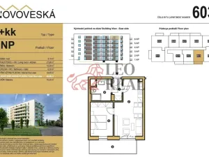 Prodej bytu 2+kk, Teplice, Novoveská, 56 m2