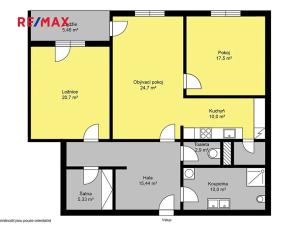 Pronájem bytu 3+kk, Kolín, Chelčického, 109 m2