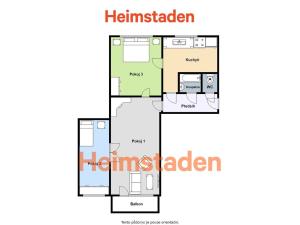 Pronájem bytu 3+1, Havířov - Město, Na Nábřeží, 61 m2