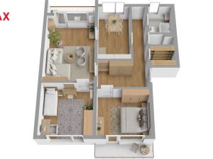 Prodej bytu 3+1, Lanškroun - Žichlínské Předměstí, Dvorská, 72 m2