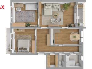 Prodej bytu 3+1, Lanškroun - Žichlínské Předměstí, Dvorská, 72 m2