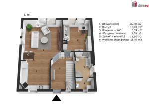 Prodej rodinného domu, Ondřejov - Turkovice, Slunečná, 145 m2