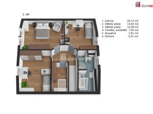 Prodej rodinného domu, Ondřejov - Turkovice, Slunečná, 145 m2