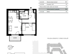 Prodej bytu 2+kk, Brno, třída Generála Píky, 56 m2