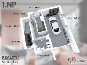 Prodej rodinného domu, Lešany, 230 m2