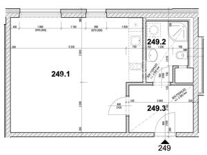 Pronájem bytu 1+kk, Praha - Hloubětín, Poděbradská, 43 m2