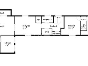 Prodej vícegeneračního domu, Kropáčova Vrutice, 258 m2