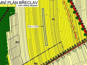 Prodej podílu pozemku pro bydlení, Břeclav, 1395 m2