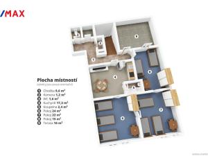 Pronájem rodinného domu, Praha - Střížkov, Střížkovská, 252 m2