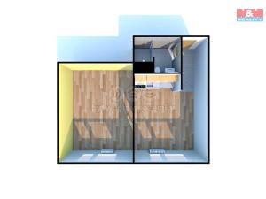 Pronájem bytu 1+1, Děčín - Děčín III-Staré Město, Rakovnická, 32 m2