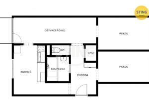 Prodej bytu 3+1, Horní Město, 70 m2