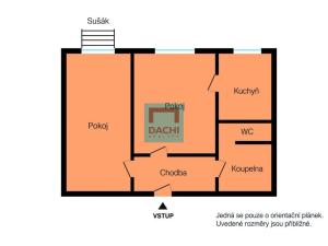 Pronájem bytu 2+1, Olomouc, Fischerova, 45 m2