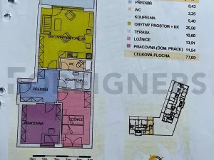 Pronájem bytu 3+kk, Olomouc, Horní lán, 67 m2