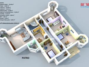 Prodej rodinného domu, Praha - Horní Počernice, Dobrošovská, 295 m2