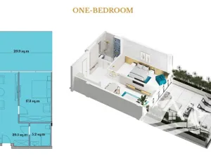 Prodej bytu 2+kk, Batumi (ბათუმი), Gruzie, 51 m2