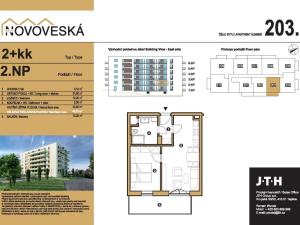 Prodej bytu 2+kk, Teplice, Novoveská, 57 m2