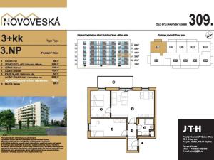 Prodej bytu 3+kk, Teplice, Novoveská, 83 m2