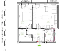 Pronájem bytu 2+kk, Jihlava, Vrchlického, 54 m2