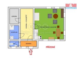 Prodej chalupy, Hořičky - Křižanov, 76 m2