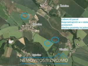 Prodej pole, Žerotice, 76304 m2
