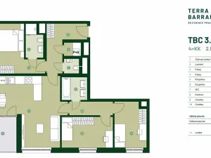 Prodej bytu 4+kk, Praha - Hlubočepy, Silurská, 96 m2