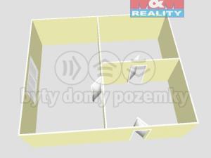Pronájem bytu 1+1, Kutná Hora - Kutná Hora-Vnitřní Město, Žižkova brána, 23 m2