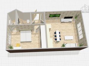 Pronájem bytu 2+kk, Praha - Smíchov, Ke Koulce, 51 m2