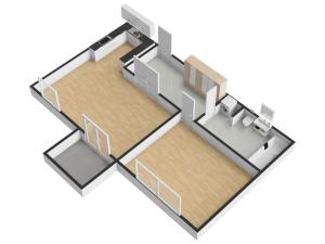 Pronájem bytu 2+kk, Praha - Vokovice, Tibetská, 75 m2