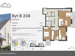 Prodej bytu 4+kk, Liberec, Dukelská, 117 m2