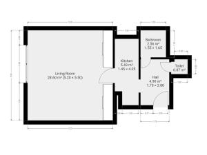 Pronájem bytu 1+1, Praha - Vršovice, Jakutská, 44 m2