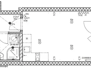 Pronájem bytu 1+kk, Praha - Vršovice, Novgorodská, 30 m2