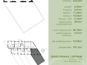 Prodej bytu 3+kk, Mariánské Lázně, Chebská, 74 m2