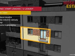 Prodej bytu 1+kk, Brno, U Leskavy, 33 m2