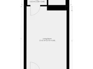 Pronájem bytu 1+kk, Praha - Háje, Výstavní, 32 m2