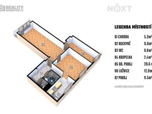 Prodej bytu 3+1, Břeclav, Fintajslova, 70 m2